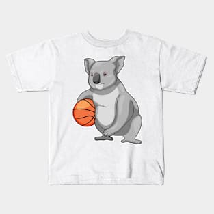 Koala Basketball player Basketball Kids T-Shirt